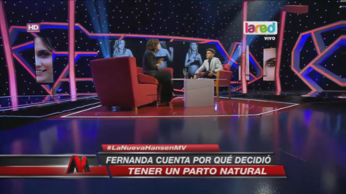 Fernandan Hansen reaparece en televisión a 5 meses de convertirse en madre