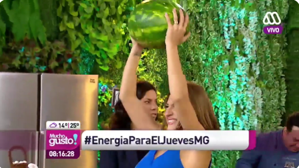 El chascarro de Karen Bejarano mientras se ejercitaba al aire en 'Mucho Gusto'