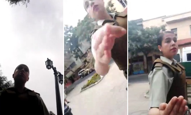 Carabinera es acusada de trato abusivo contra mujer peruana en control de identidad