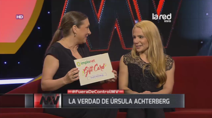 Actriz Úrsula Achterberg volvió a sonreír: le colocaron implantes dentales