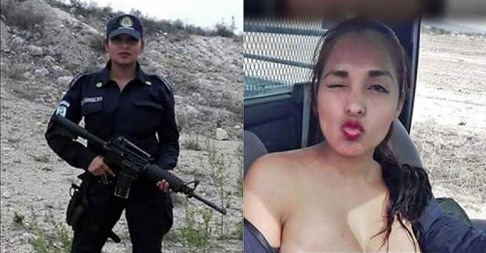 Osada policía que posó en topless recibió tentadora oferta para ser modelo