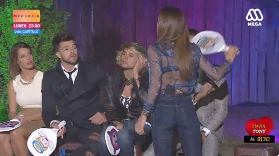 La violenta reacción de Aylén con Leandro en Volverías con tu ex? que enojó a los tuiteros