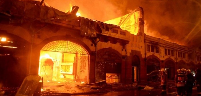 Fiscal aclara: no hay imputados tras incendio en Mercado de Temuco