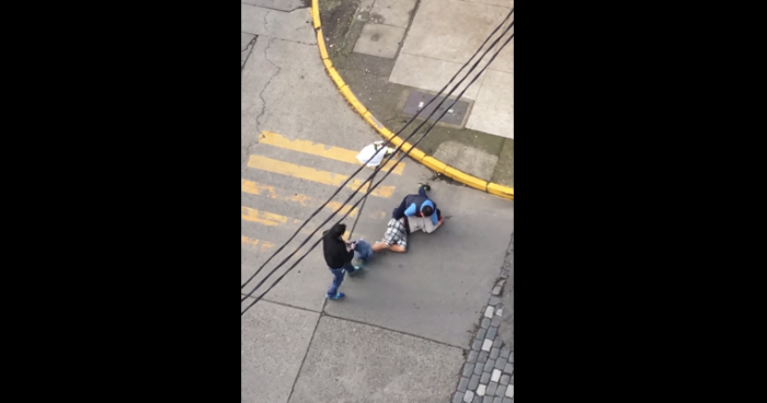 Hombre quedó en ropa interior en detención ciudadana realizada en Concepción