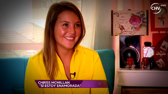 Chriss Mc Millan reconoció que en su viaje encontró un nuevo amor: no es chileno