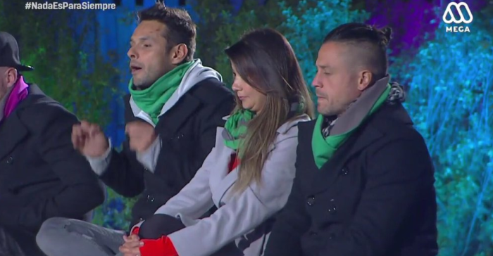 Cara a cara entre Óscar y Mónica en Volverías con tu ex incendió Twitter