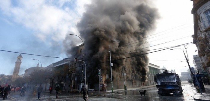 La última llamada del guardia que murió en incendio provocado por encapuchados