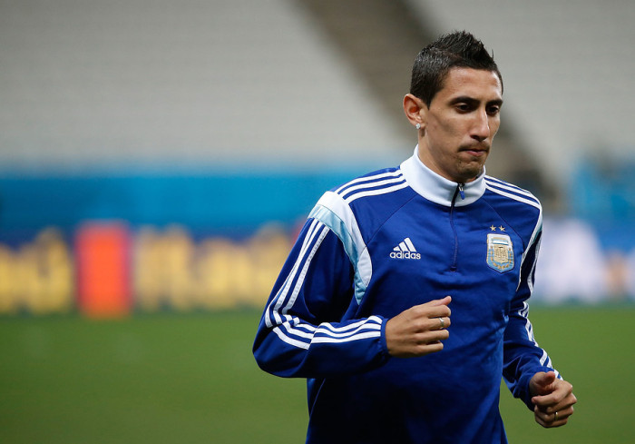 Ángel Di María se resintió y es duda de cara a la final ante Chile