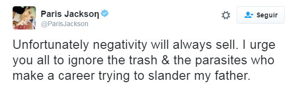 Paris Jackson / Twitter