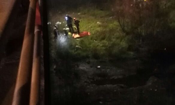 Vehículo cayó desde puente en Concepción en medio de celebraciones por Copa América