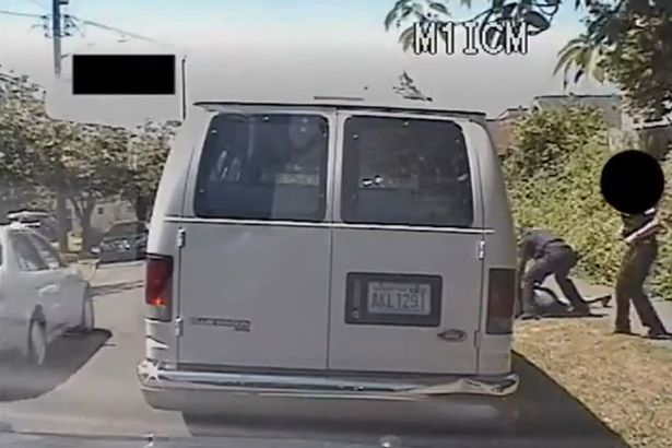 Impactante video muestra a policía disparando 6 veces a acusado de violencia intrafamiliar