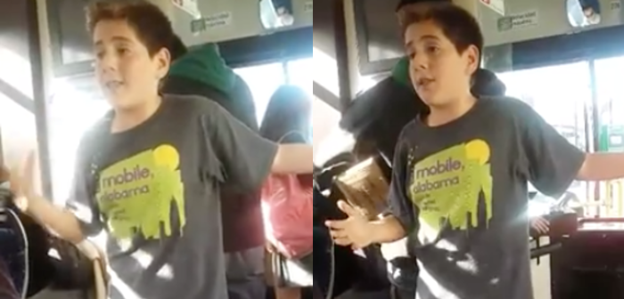 Estudiante de Valparaíso se llenó de aplauso por subir a micros para explicar sus demandas