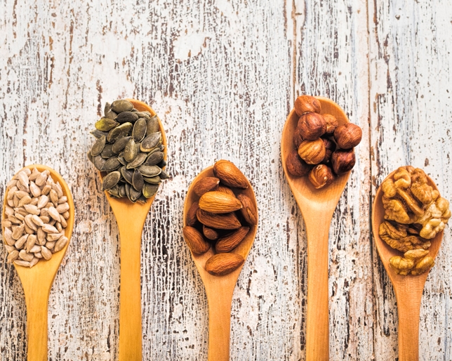 Beneficios de incluir los frutos secos en la dieta diaria