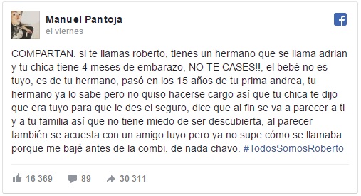 Manuel Pantoja | Facebook