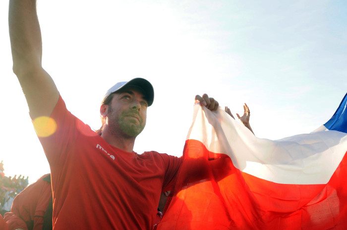 Massú feliz por el triunfo: 