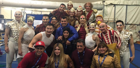 Gary Medel enseñó toda sus 'chispeza' en Kooza del Cirque du Solei: sacó carcajadas