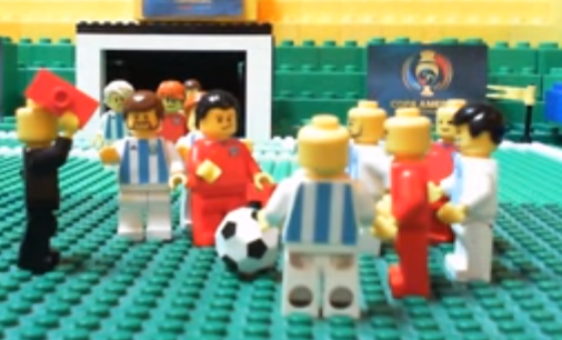 Mira la final de la Copa América Centenario versión Lego con las jugadas más importantes