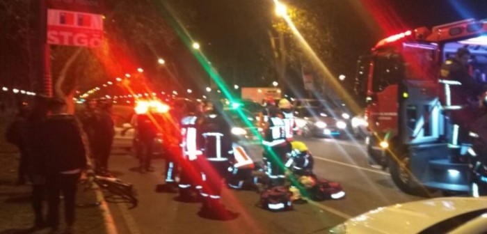 Carabinero murió atropellado mientras se movilizaba en bicicleta por Cardenal Caro