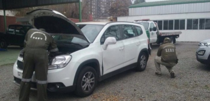 Carabineros recuperó auto robado a Claudia Di Girólamo