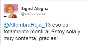 Sigrid Alegría / Twitter
