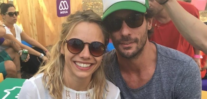 Beso desmentiría supuesto quiebre entre Gonzalo Valenzuela y María Gracia Omegna