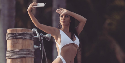 Con estas imágenes Kim Kardashian 'enamora' a los mexicanos