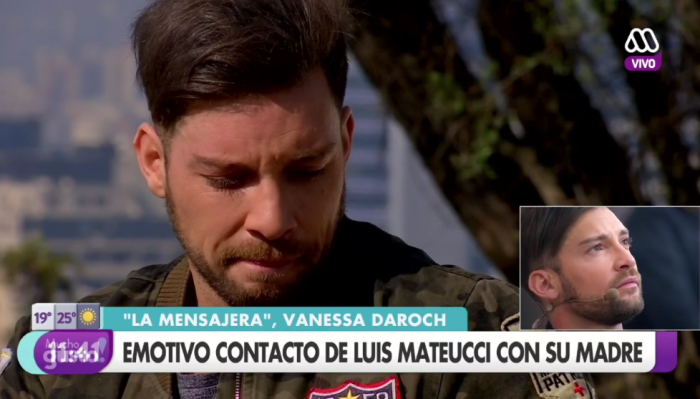 El emotivo contacto de Luis Mateucci con su fallecida madre a través de 