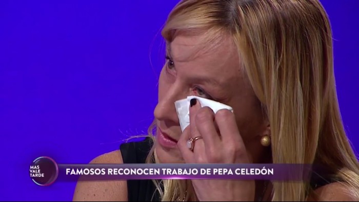 El mensaje de Kel Calderón y Kika Silva que emocionó a 'Pepa' Celedón en 'Más Vale Tarde'