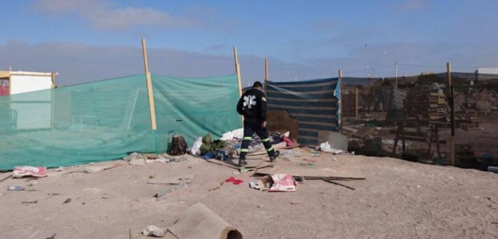 Hombre fue hallado muerto tras masivo desalojo de toma en Alto Hospicio