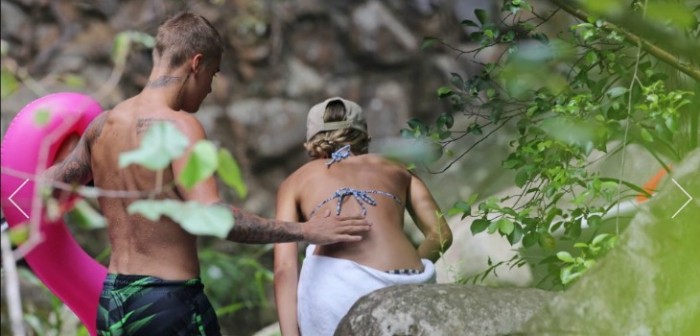 ¿Le copió a Orlando Bloom? Justin Bieber es sorprendido desnudo con modelo australiana