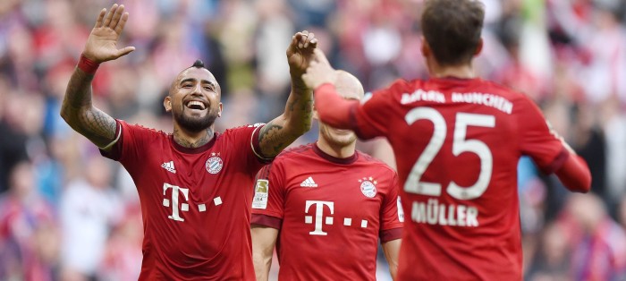 Champions: Bayern con Vidal goleó al Rostov en su estreno por el Grupo D