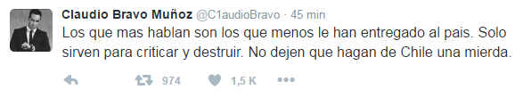 Twitter |Claudio Bravo