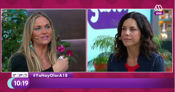 Numerología de Kenita Larraín emocionó a Cata Edwards y tuvo que retirarse del set