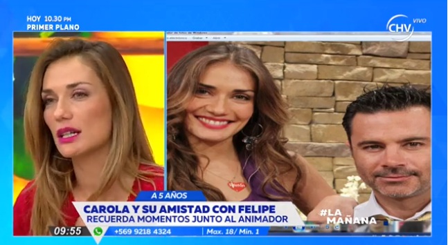 El sentido relato de Carola de Moras sobre la última vez que habló con Felipe Camiroaga