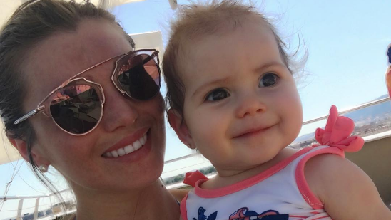 Así celebró Faloon Larraguibel el primer año de su hija Luciana