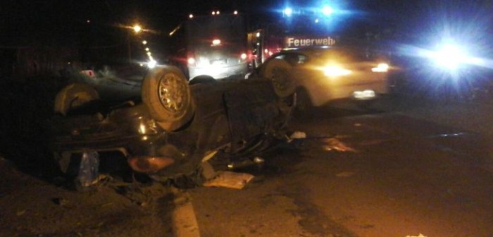 Carabinero permanece en estado de gravedad tras volcar bajo efecto del alcohol en Ruta Q-45