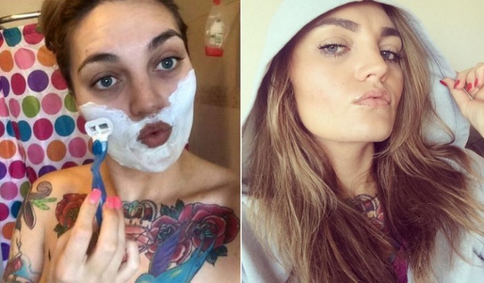 Bloguera comparte fotos afeitándose para dar cuenta de lo que es vivir con SOP