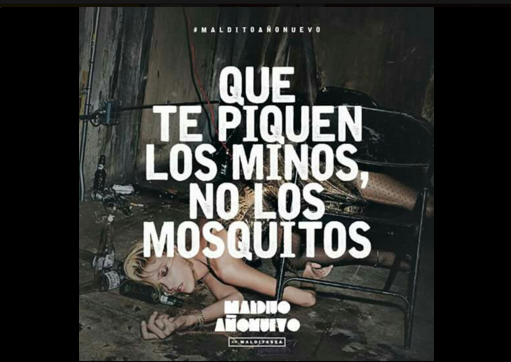 Publicidad de “Maldita Sea”