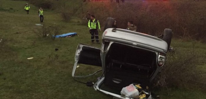 Accidente deja una persona muerta y dos lesionadas en ruta que une Los Ángeles y Laja