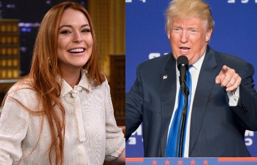 Los deseos sexuales que Donald Trump manifestó en 2004 sobre Lindsay Lohan