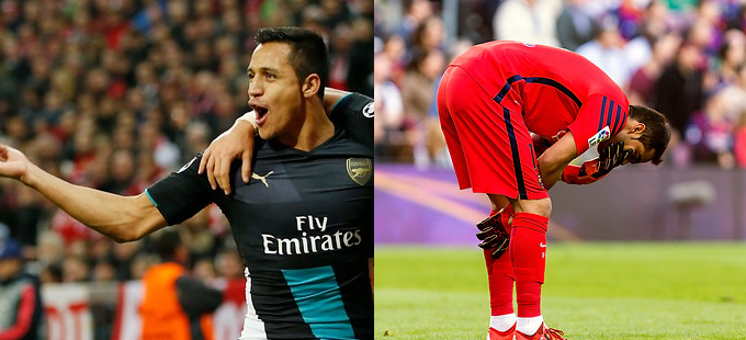 Alexis brilló y Bravo sufrió en nueva jornada de la Champions League