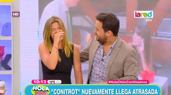 Coni Roberts contó entre lágrimas desagradable episodio que vivió antes de salir al aire