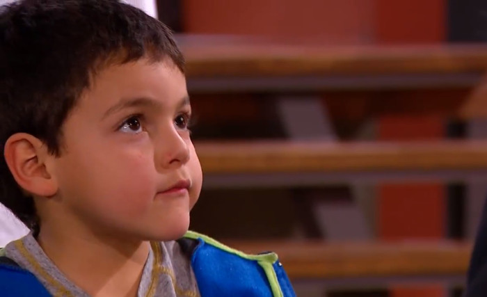 Yoni cautivó a la audiencia de 'Sres. Papis' con tierno gesto