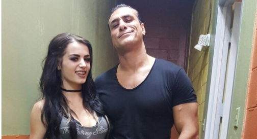 Sin rodeos: Paige le propuso matrimonio a Alberto Del Río en medio de un ring