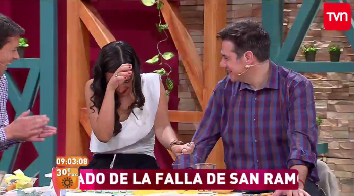 Domi Gallego pasó tremendo susto en el matinal: ésta fue su divertida reacción