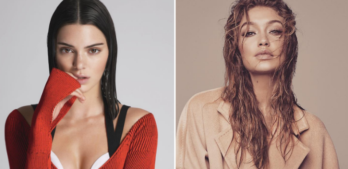 El descarado retoque digital en foto de Kendall Jenner y Gigi Hadid que sembró la polémica