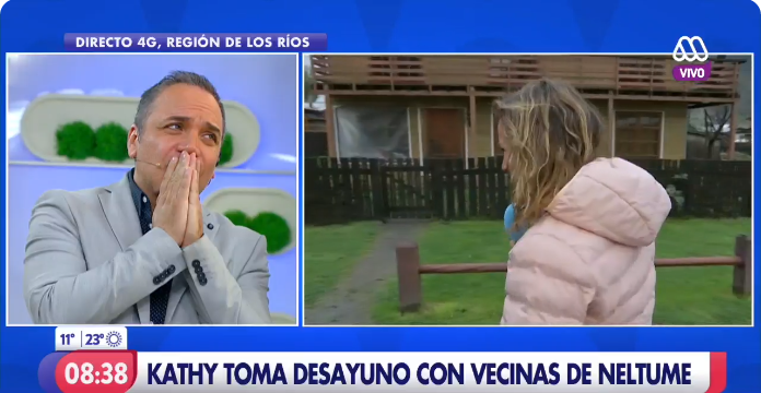 Kathy Salosny vivió chascarro en Neltume por culpa de gentilicio