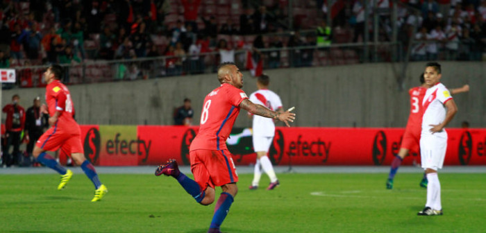 Así relató tv peruana gol de Vidal que dio el triunfo a La Roja en el clásico del Pacífico