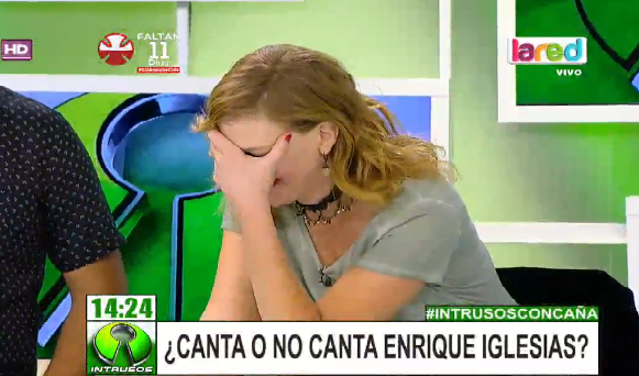 Cata Pulido vive bochornoso episodio en ‘Intrusos’ al pensar que micrófono estaba apagado