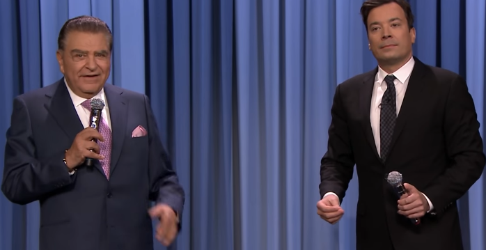 Don Francisco se lució  cantando a dúo con Jimmy Fallon
